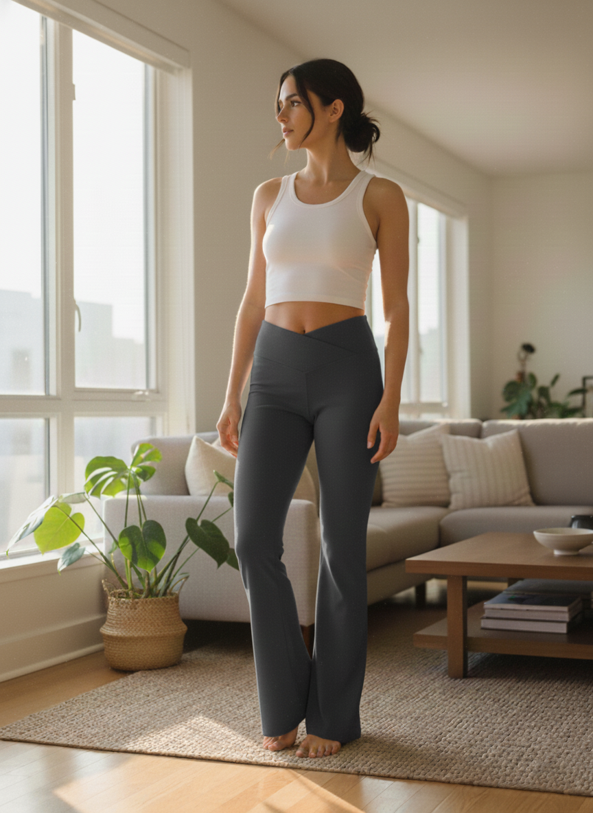 Zush Ladies Flare Leg Yoga Pants